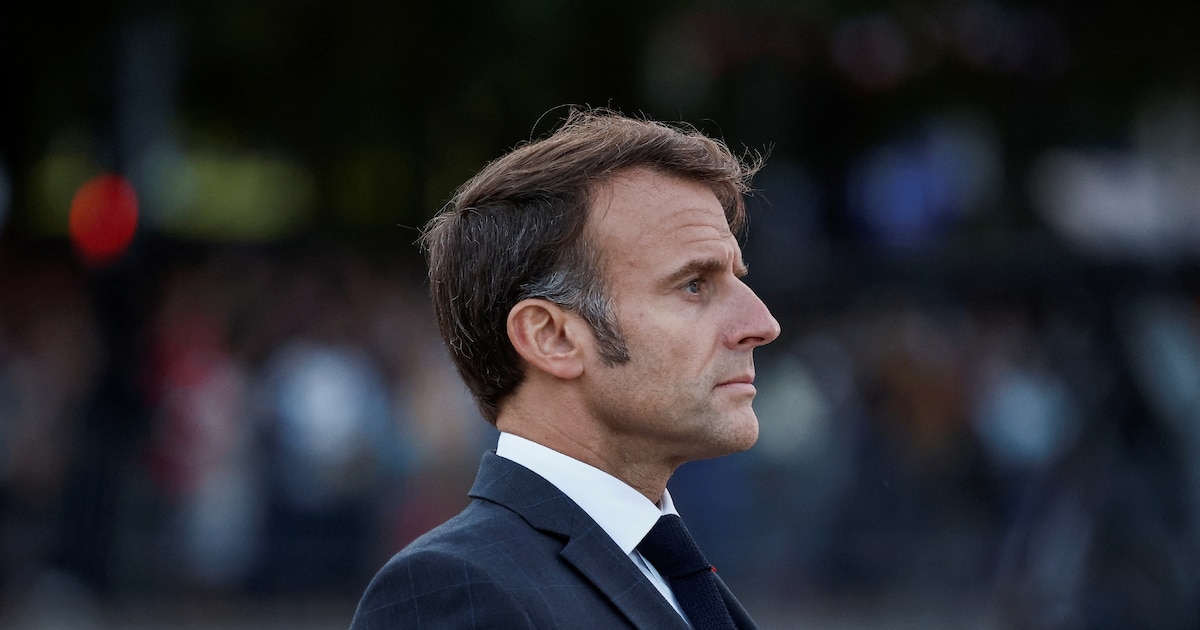 Emmanuel Macron, le 12 septembre 2024, au Havre