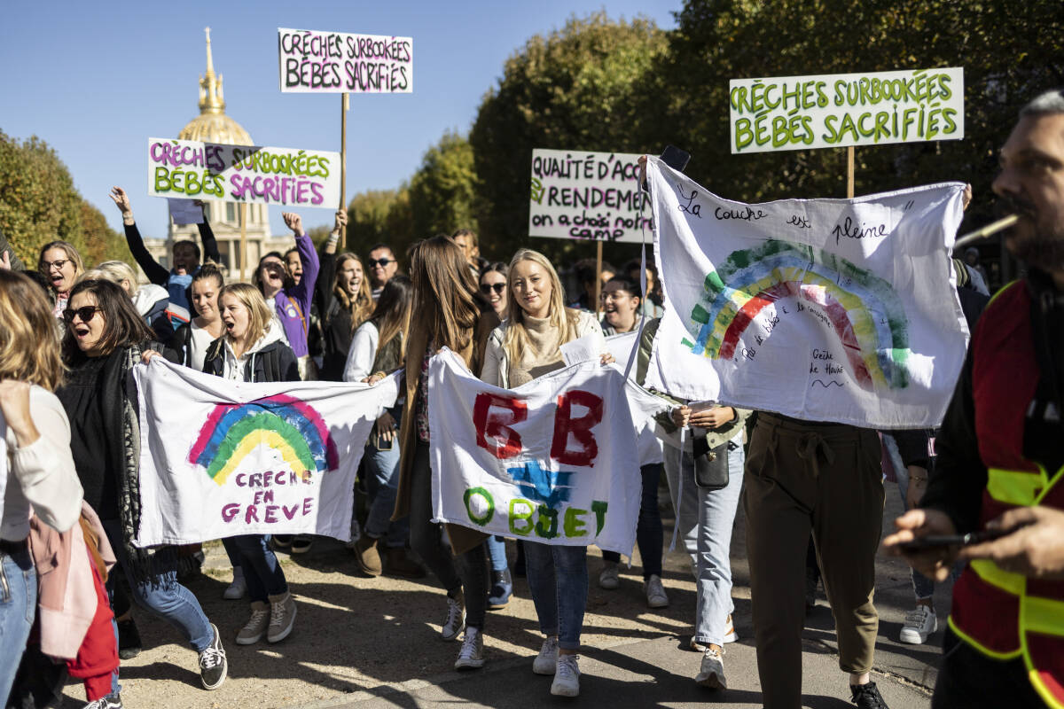 Un collectif réclame un « plan d’urgence » pour la petite enfance