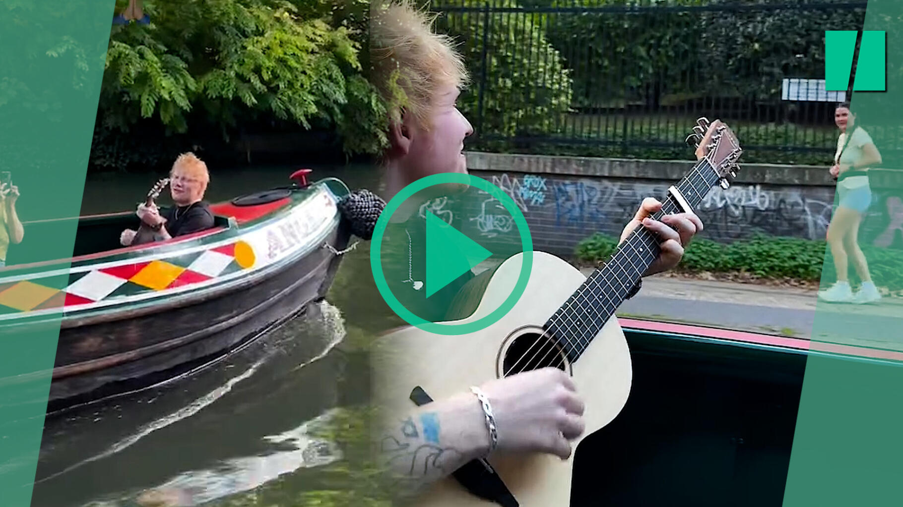 Ed Sheeran a encouragé cette Britannique faisant son footing avec un concert privé sur un bateau