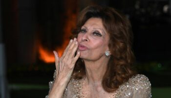 La star italienne Sophia Loren fête ses 90 ans à Rome