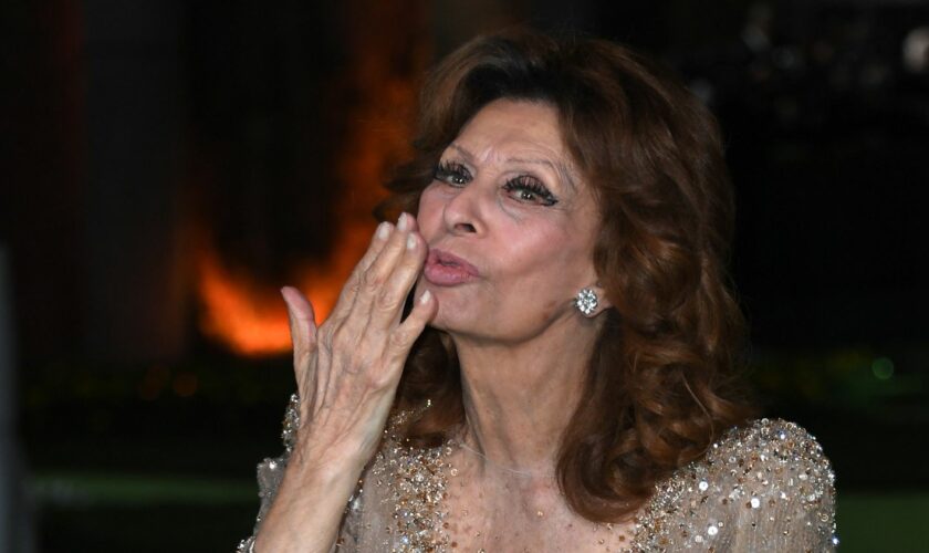 La star italienne Sophia Loren fête ses 90 ans à Rome