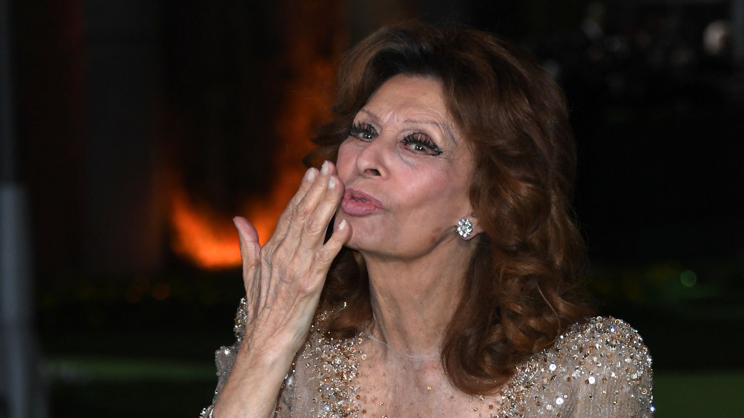 La star italienne Sophia Loren fête ses 90 ans à Rome