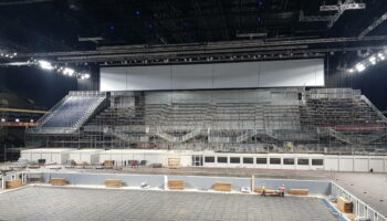 « Un gros pincement au cœur devant ce bassin vide » : à l’Arena de Nanterre, la piscine olympique démontée… mais pas jetée