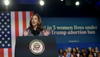 "S'il est réélu, Donald Trump ira encore plus loin" : en Géorgie, Kamala Harris appelle à défendre le droit à l'avortement