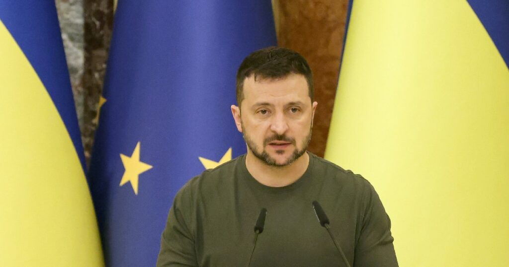 Le président ukrainien Volodymyr Zelensky, le 20 septembre 2024 à Kiev