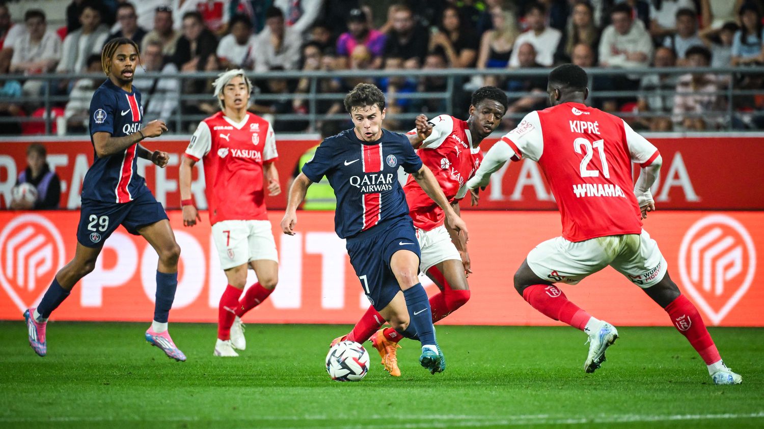 Ligue 1 : tenu en échec par Reims, le PSG laisse échapper ses premiers points