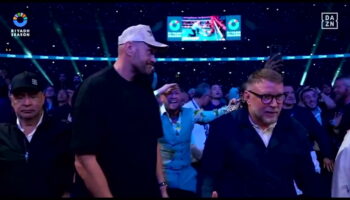 Conor McGregor and Tyson Fury’s reactions to Anthony Joshua getting knocked out