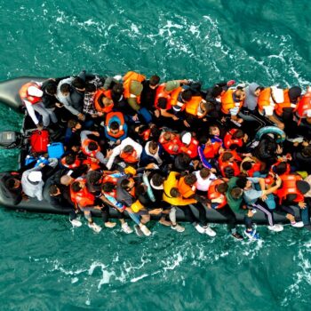 More than 700 migrants crossed the Channel in small boats on Saturday