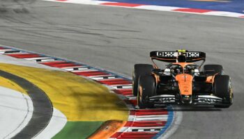 F1 : Lando Norris largement en tête devant Max Verstappen... Suivez le Grand Prix de Singapour