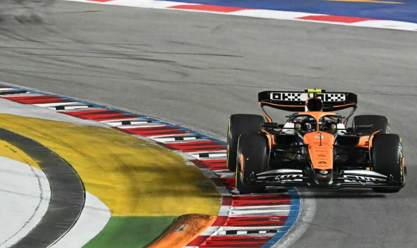 F1 : Lando Norris largement en tête devant Max Verstappen... Suivez le Grand Prix de Singapour