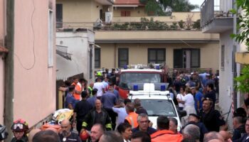 Young siblings killed after building collapses