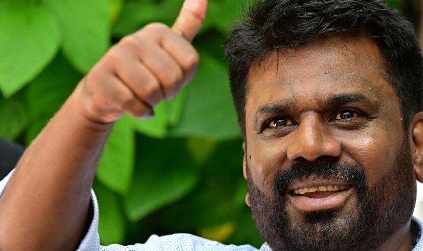 Le candidat de gauche Anura Kumara Dissanayaka vainqueur de l'élection présidentielle au Sri Lanka