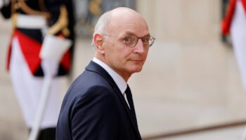 Didier Migaud arrive à l'Elysée, le 7 mai 2022 à Paris