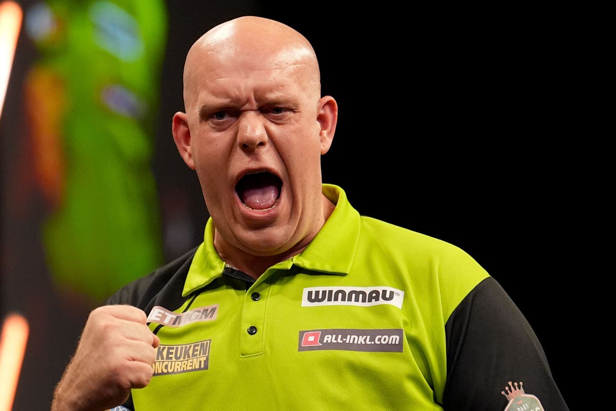 Michael van Gerwen wins gripping Budapest final against countryman Gian van Veen