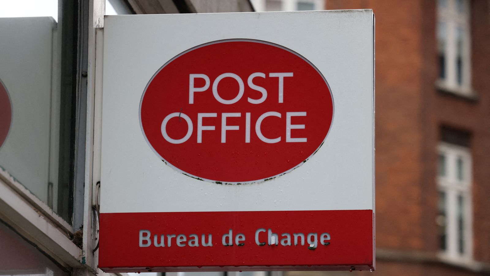 Signage at a Post Office branch in Westminster, London, Britain, March 12, 2024. REUTERS/Hollie Adams