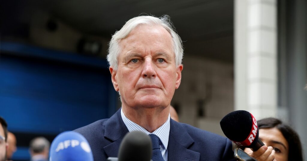 Michel Barnier le 7 septembre 2024, à Paris