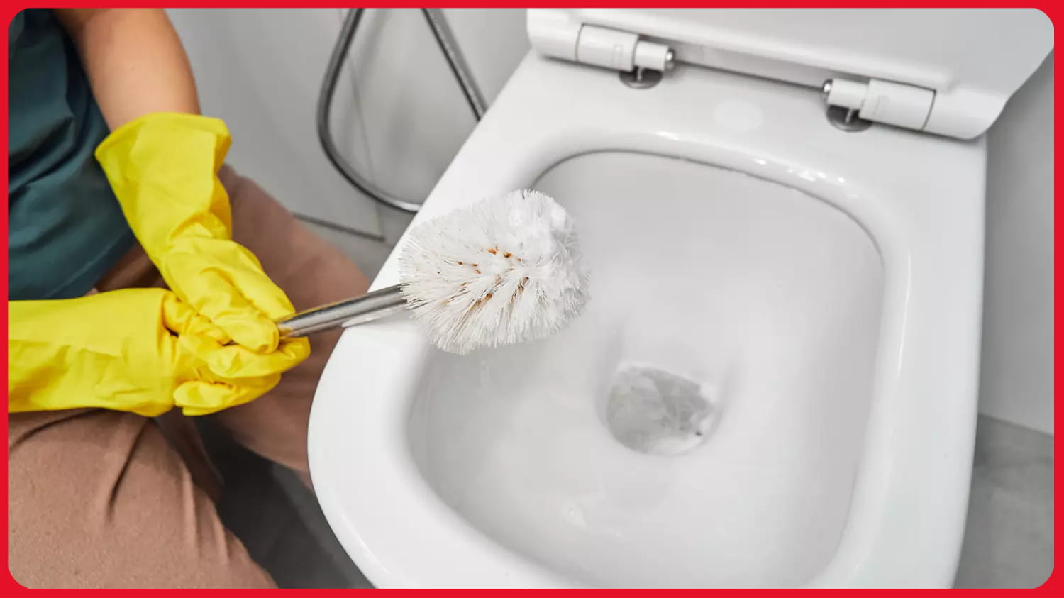 C'est de loin la meilleure méthode pour nettoyer la brosse des toilettes (sans avoir envie de vomir)