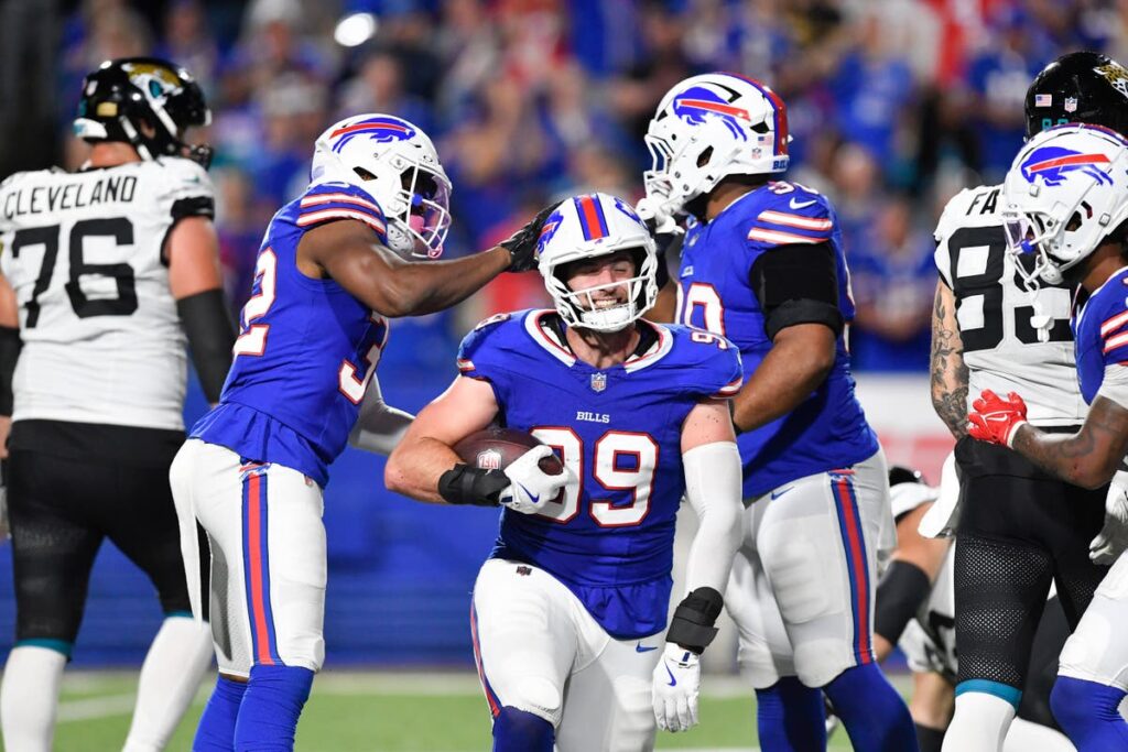 Buffalo Bills bulldoze Jacksonville Jaguars to continue perfect start