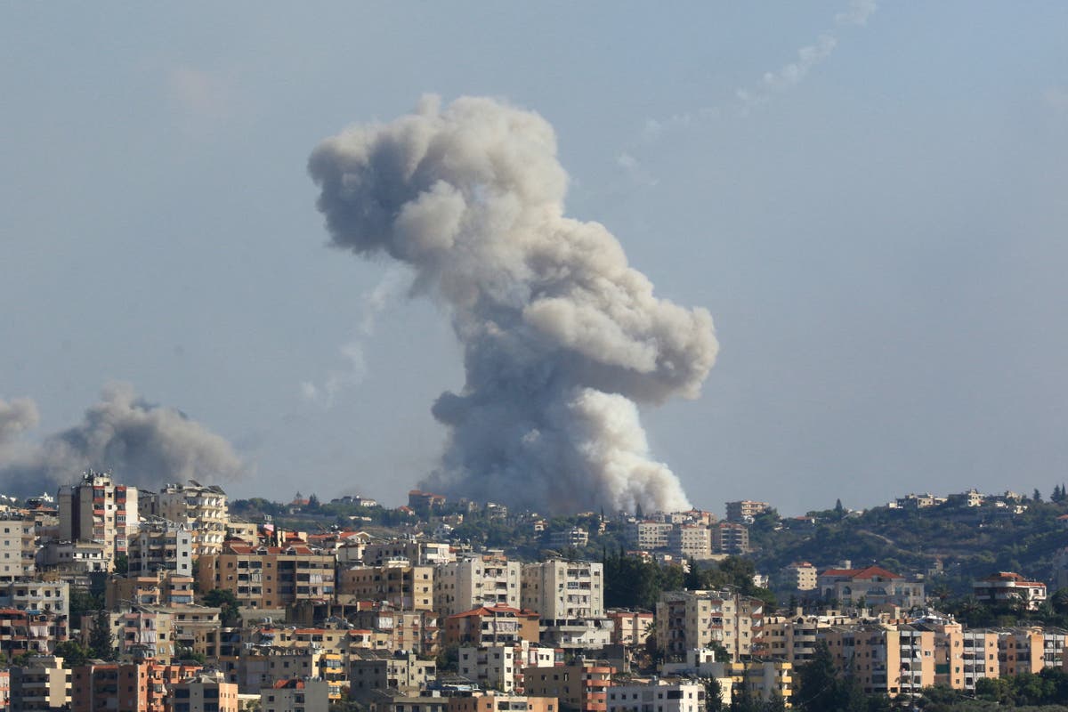 Israel-Lebanon latest: Israeli military fires dozens more missiles as thousands forced to flee homes