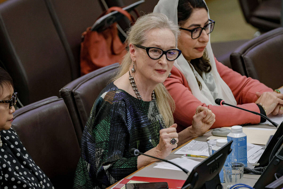 « En Afghanistan, un écureuil a davantage de droits qu’une femme », déclare Meryl Streep à l’ONU