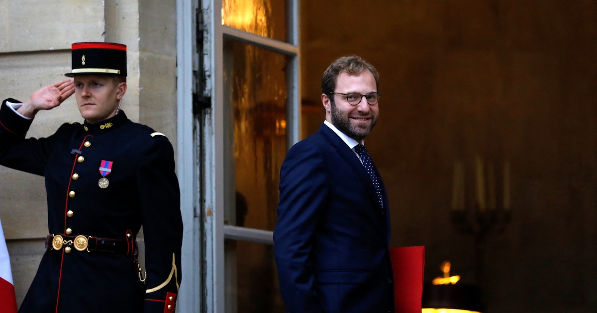 Le nouveau ministre de l'Economie Antoine Armand arrive à Matignon, le 23 septembre 2024