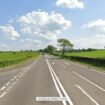 The A76 near to the junction with the B713, between Catrine and Auchinleck