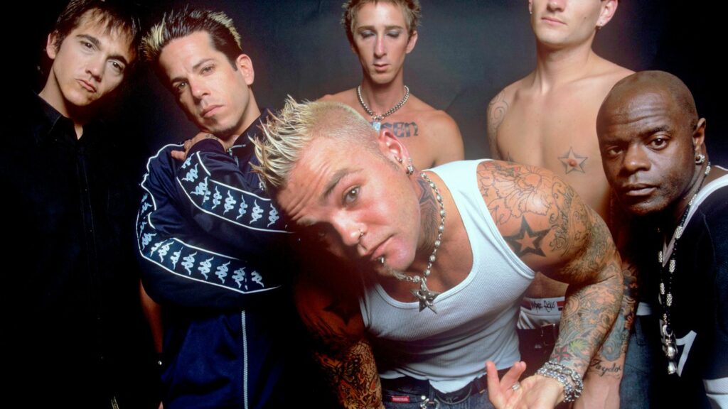 Crazy Town were fronted by Shifty Shellshock. Pic: AP