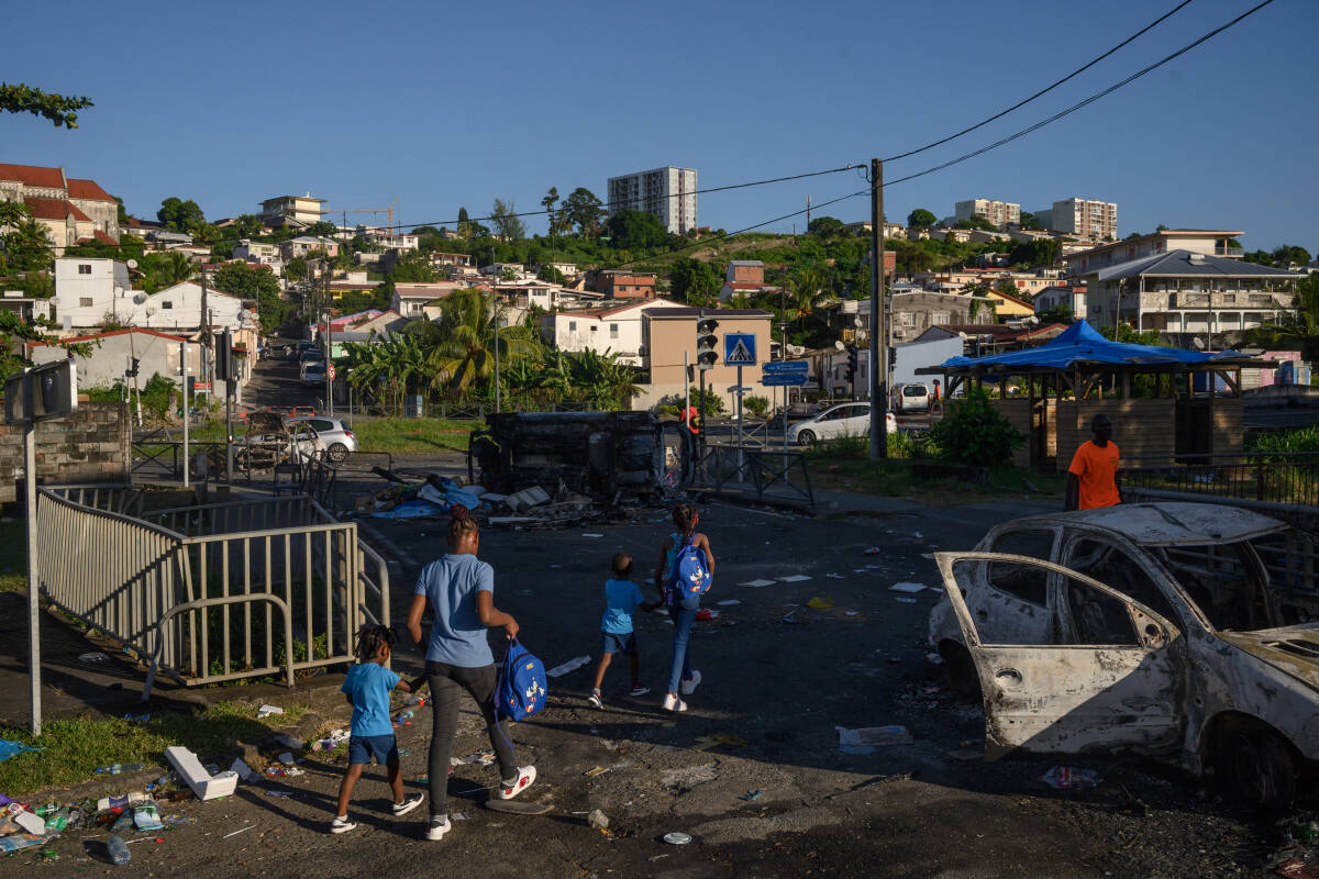 A la Martinique, le couvre-feu partiel étendu et prolongé jusqu’à jeudi en raison des violences urbaines