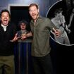 Moment Prince Harry is filmed screaming and swearing in bizarre haunted maze appearance on Jimmy Fallon