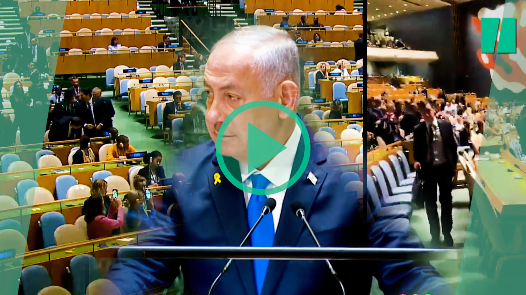 À la tribune de l’ONU, Benjamin Netanyahu a reçu un accueil glacial de la part de nombreux diplomates