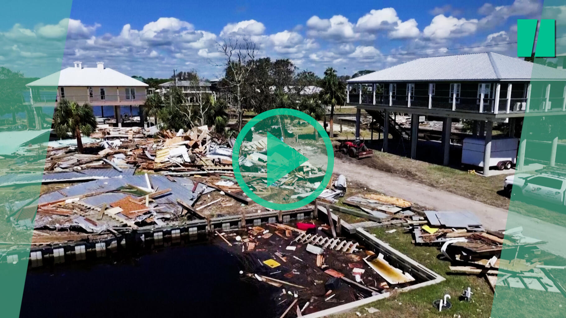 Après l’ouragan Hélène, les images de la dévastation en Floride et en Caroline du Nord