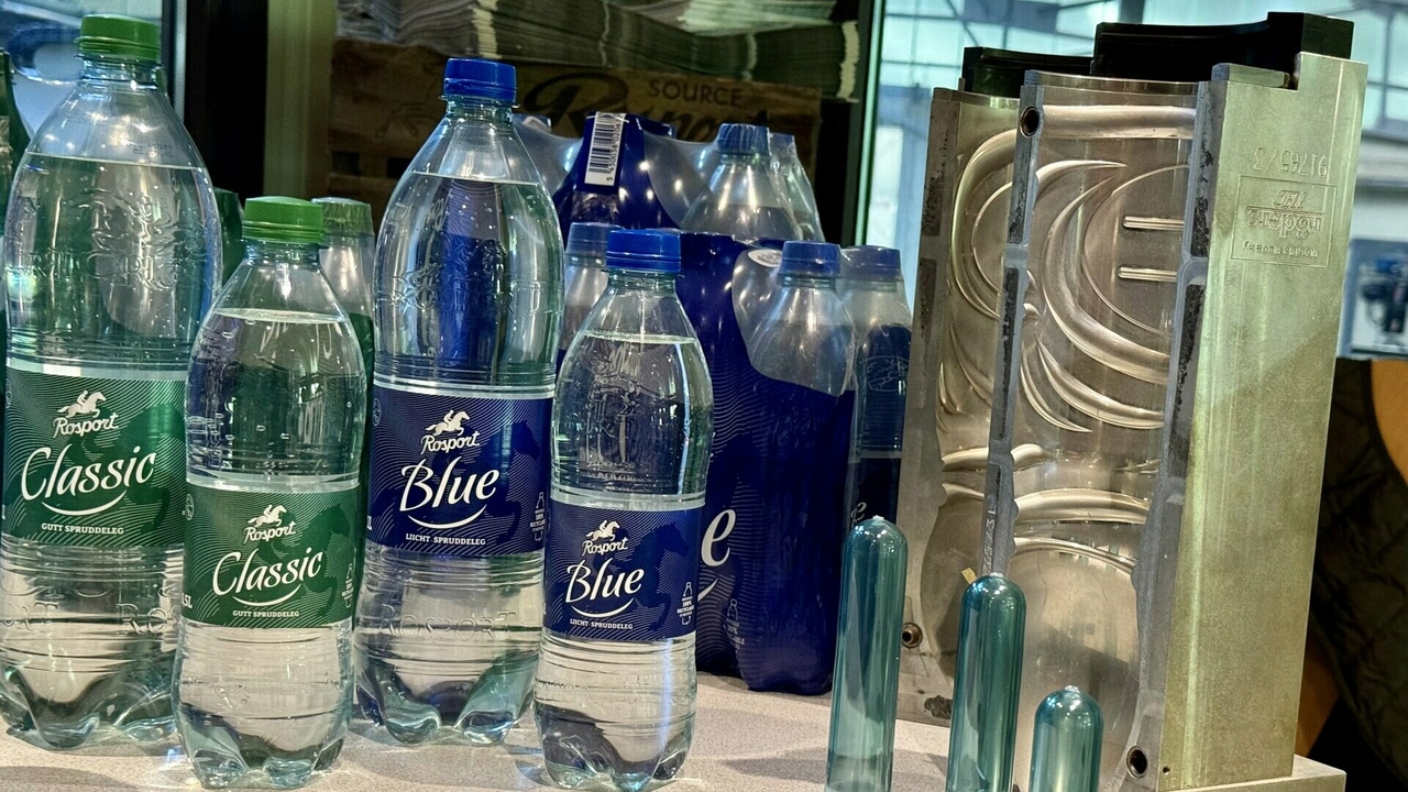 À Rosport: Plus écologique, la nouvelle bouteille en plastique est produite sur place