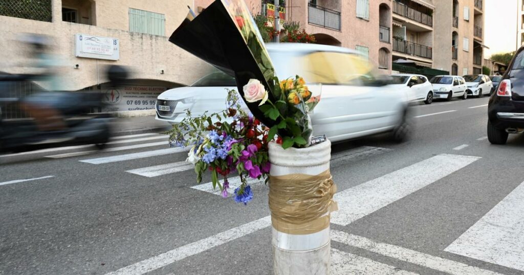 À Vallauris, fleurs et colère après le drame d’une fillette fauchée par une moto