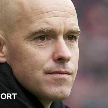 Erik ten Hag at FC Twente