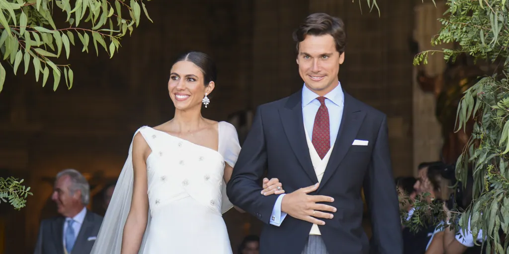 Ana Cristina Portillo y Santiago Camacho se dan el 'sí, quiero' en una mágica boda  en Jerez