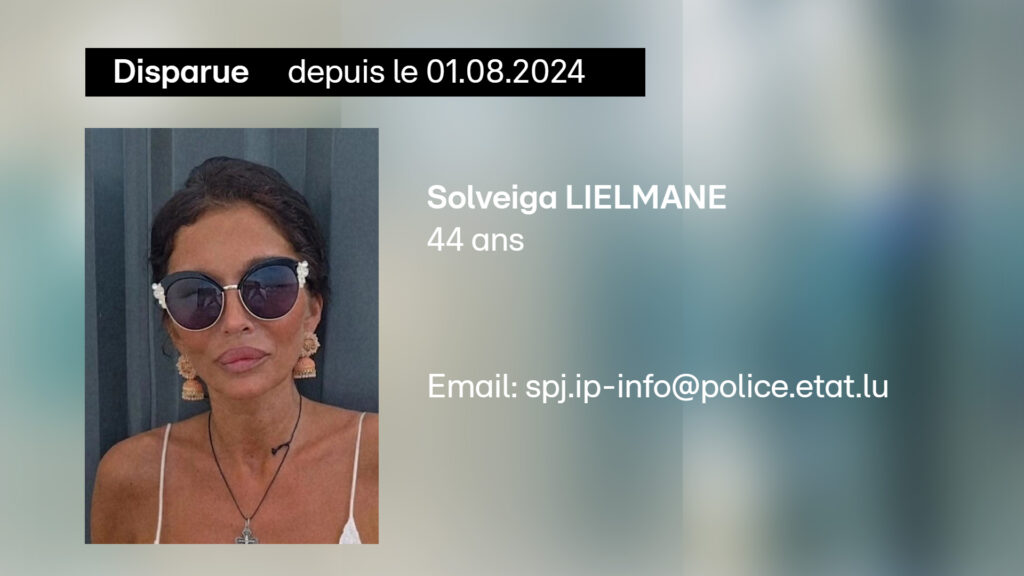 Appel à témoins: Cette femme est portée disparue au Luxembourg