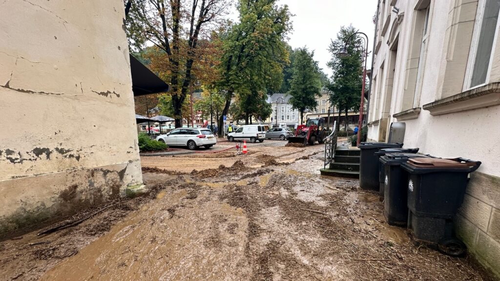 Après les orages: Une coulée de boue paralyse la commune de Larochette