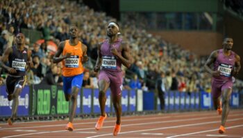 Athlétisme: Fin de série pour le sprinteur Tebogo à Bruxelles