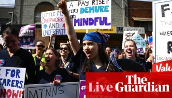 Australia news live: thousands of NSW nurses due to strike; RBA interest rate decision due