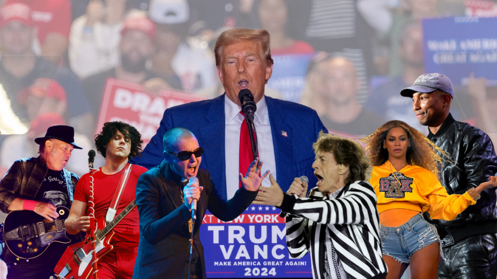 Beyoncé, Johnny Marr,  Neil Young… : treize artistes farouchement opposé·es à l’utilisation de leur musique par Donald Trump