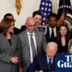 Biden and Harris unveil measure to tackle gun violence amid Trump clash