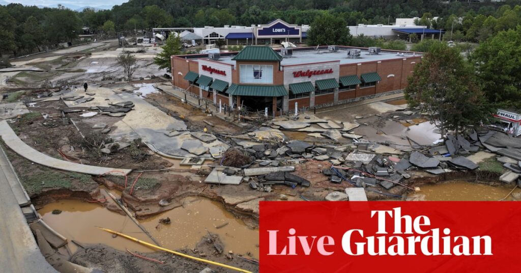 Biden to address Hurricane Helene damage as Trump tries to turn it into campaign issue – US politics live