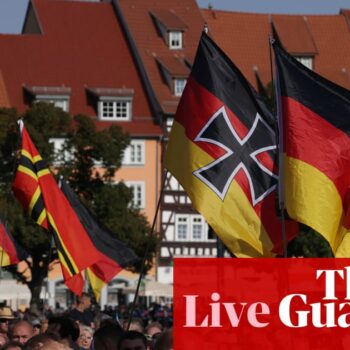 Crunch elections in two east German states amid rise of far right – follow live