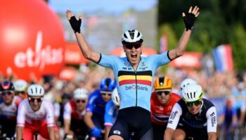 Cyclisme: Le Belge Tim Merlier champion d'Europe sur route à domicile