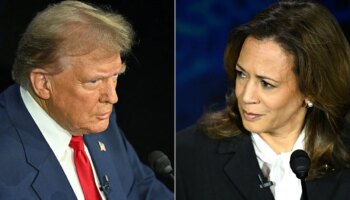 Debate Kamala Harris - Donald Trump | Trump acusa a los inmigrantes de comerse perros y gatos ante la mirada atónita de Harris