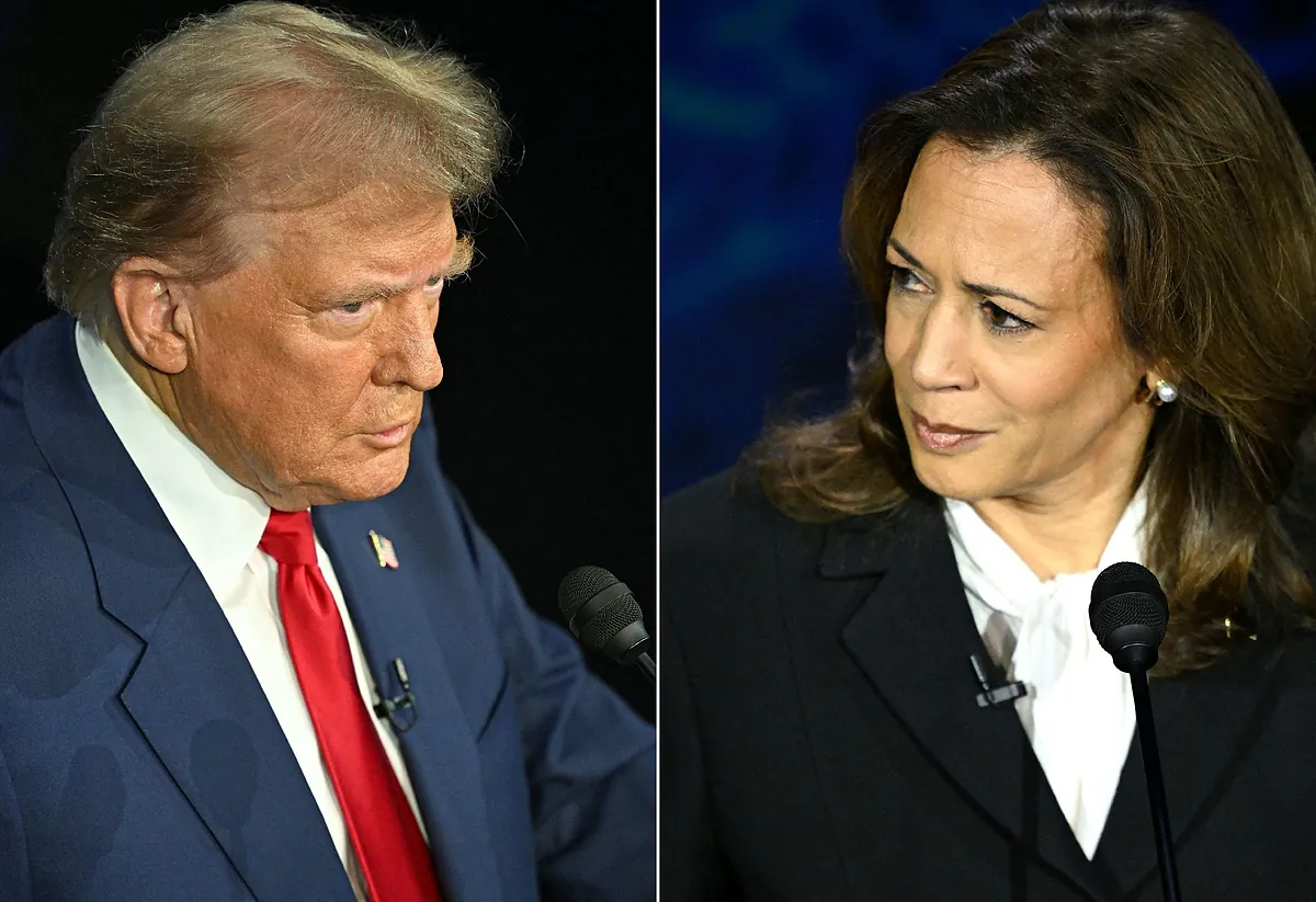 Debate Kamala Harris - Donald Trump | Trump acusa a los inmigrantes de comerse perros y gatos ante la mirada atónita de Harris