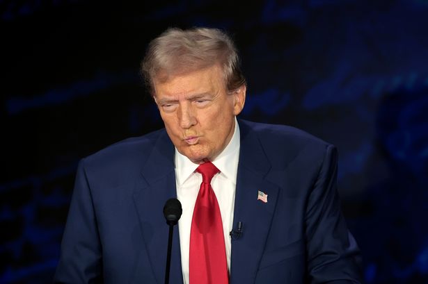 Donald Trump's raspy voice during Kamala Harris debate sparks health concerns - 'he looks old'