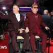 Elton John makes first red carpet appearance since vision issues