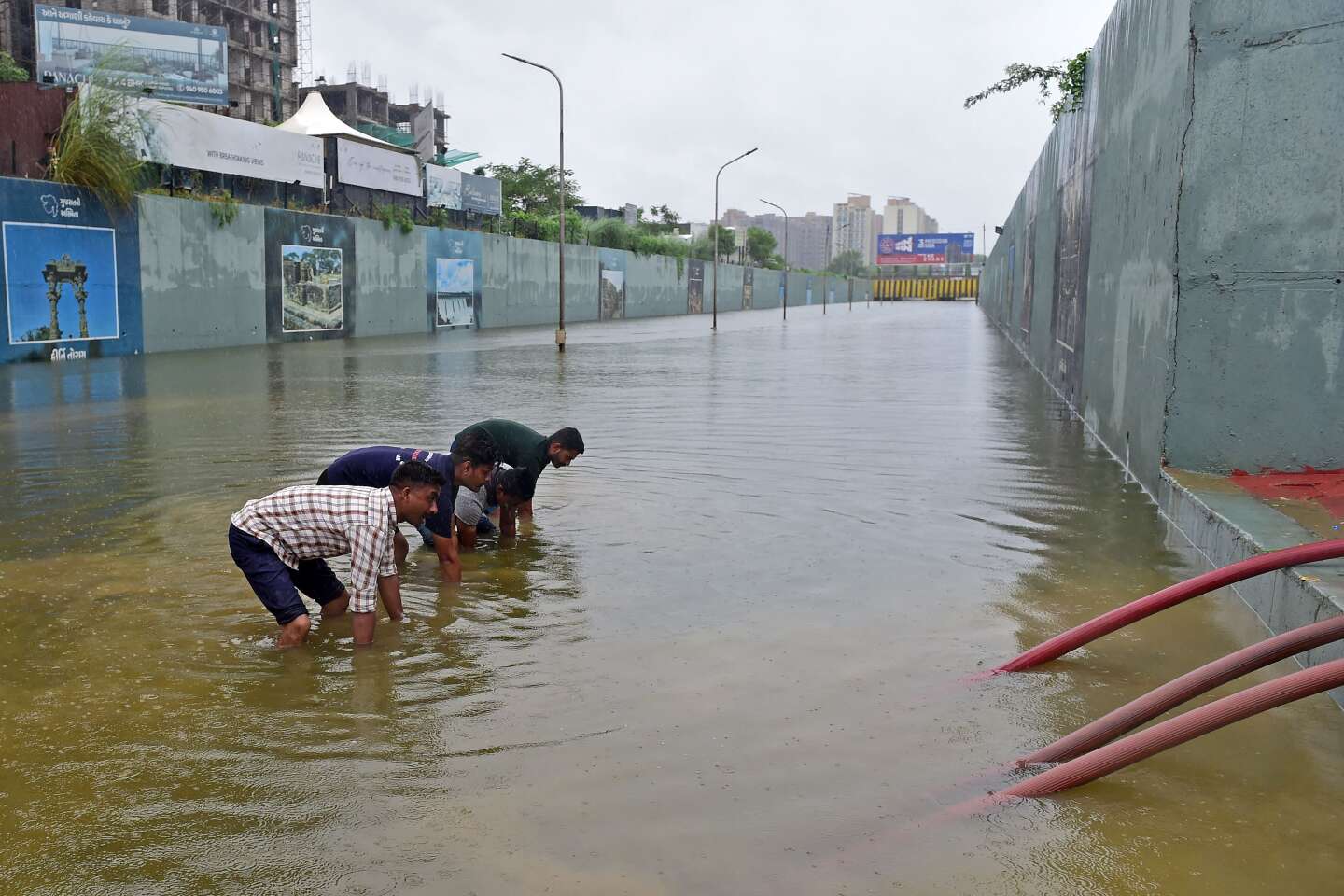 En Inde, des pluies et des inondations provoquent la mort d’au moins vingt-cinq personnes dans le Sud