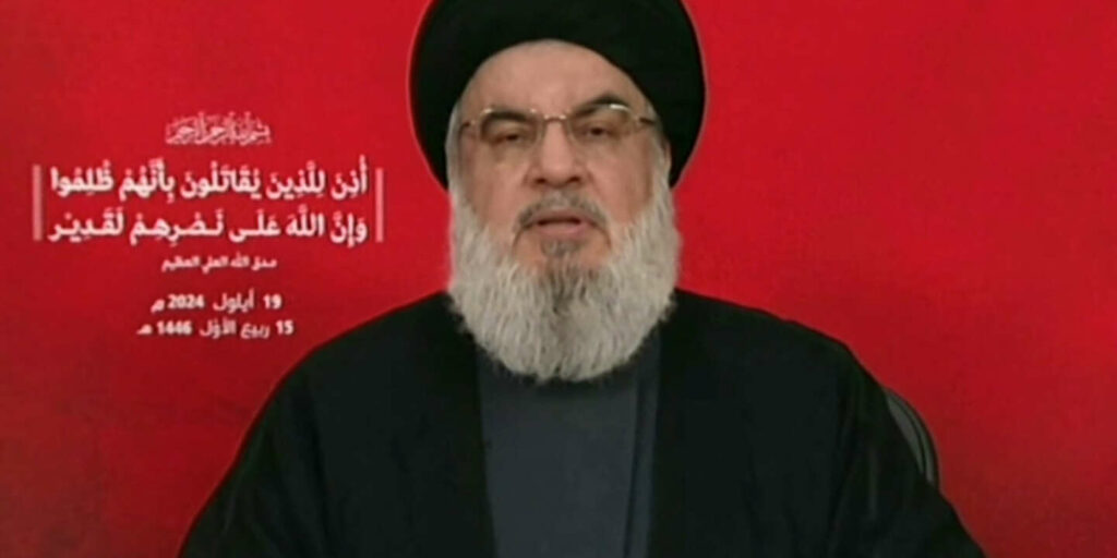 En direct, explosions au Liban : le chef du Hezbollah affirme que les affrontements avec Israël se poursuivront jusqu’à « la fin de l’agression à Gaza »